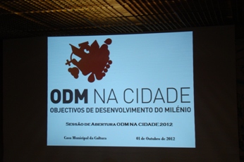 Sessão de abertura ODM NA CIDADE 2012